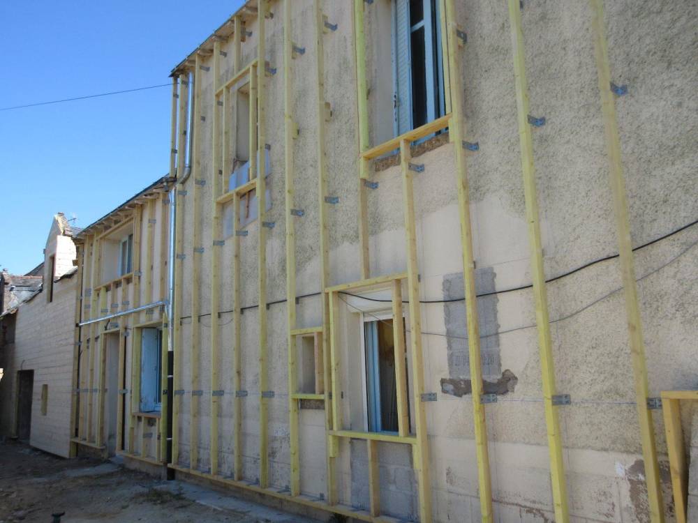 travaux mur